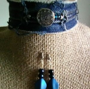 Choker & Earring Combo